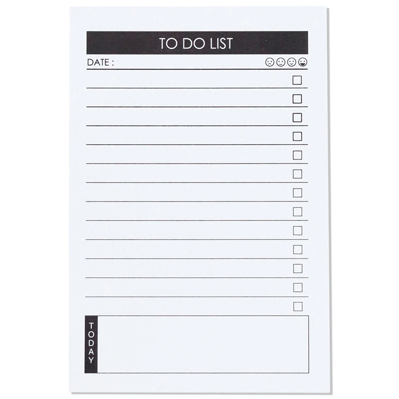 Cuaderno caderte zeszyty szkolne, planificador semanal, libreta adhesiva, para hacer lista Bloc...