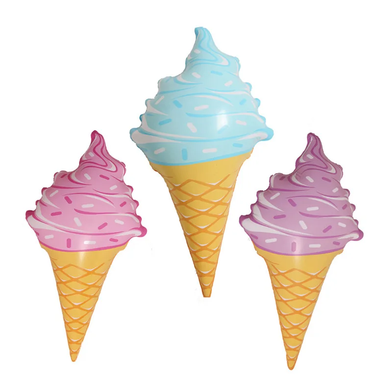 

Плавающее кольцо для бассейна, забавные плавающие игрушки, надувные игрушки для дня рождения, мороженого, детская игра, игрушки, украшения д...