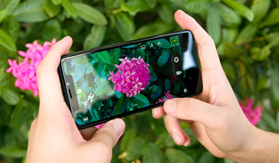 Глобальная версия HOMTOM H10 5,8" Android 8,1 MTK6750T Восьмиядерный сотовый телефон разблокировка отпечатков пальцев 64 Гб 3500 мАч 16 МП 4G LTE смартфон