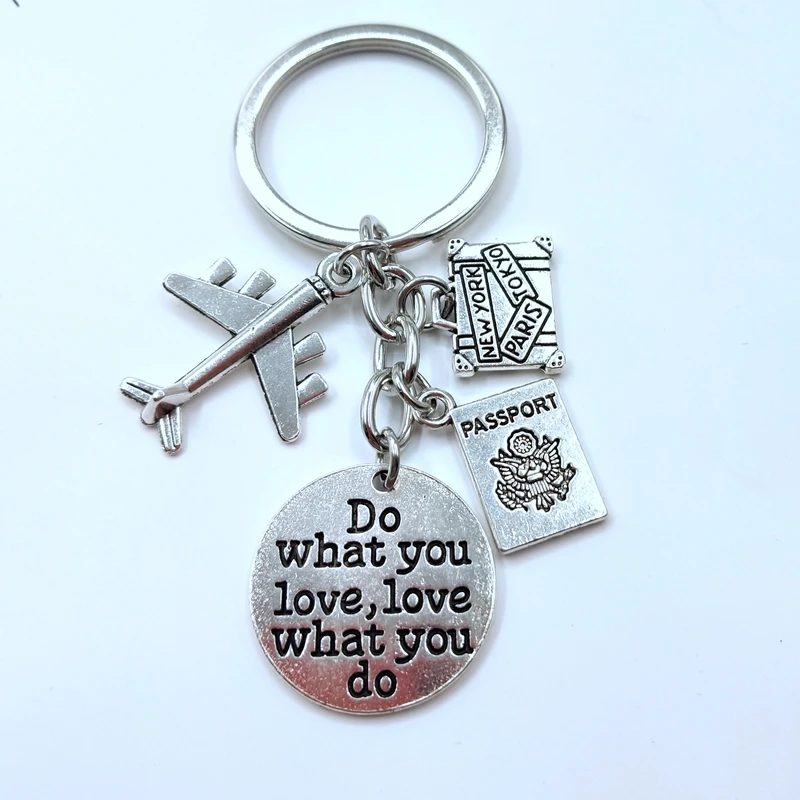 Брелки-авиаторы 1 шт. подвеска в виде самолета паспортный брелок Hoilday дорожные