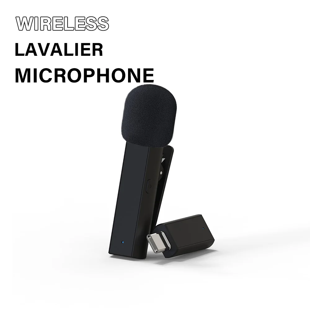 

Upgraded Live Streaming Microphone Wireless Lavalier Mics for Iphone Youtube FB Vloggers Interviews with Auto Sync Microphone