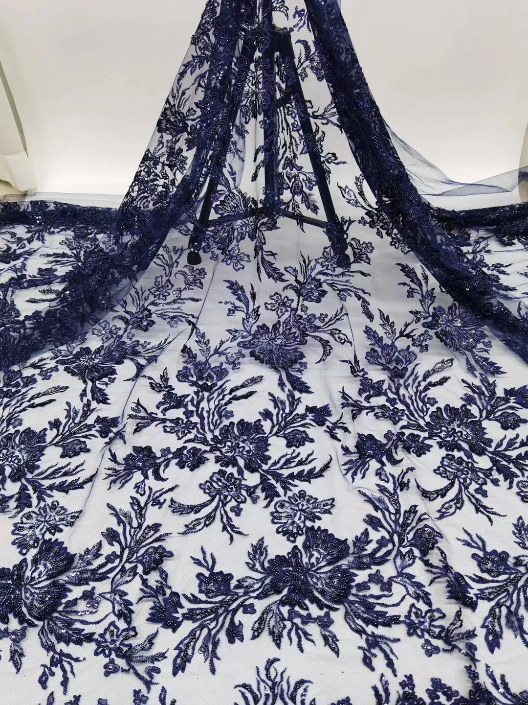 

African Swiss Lace Fabric High Quality 2021 Handmade Lace French Voile Lace Fabric Nigerian Tulle Lace Fabrics For Wedding