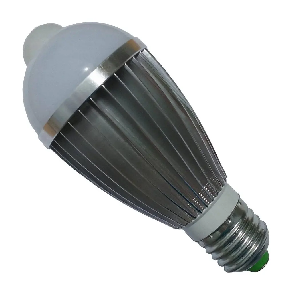 

Infrared induction 9W E27 B22 warm white/White Light Body Infrared Sensor PIR Motion Sensor Detection LED Lamp Bulb