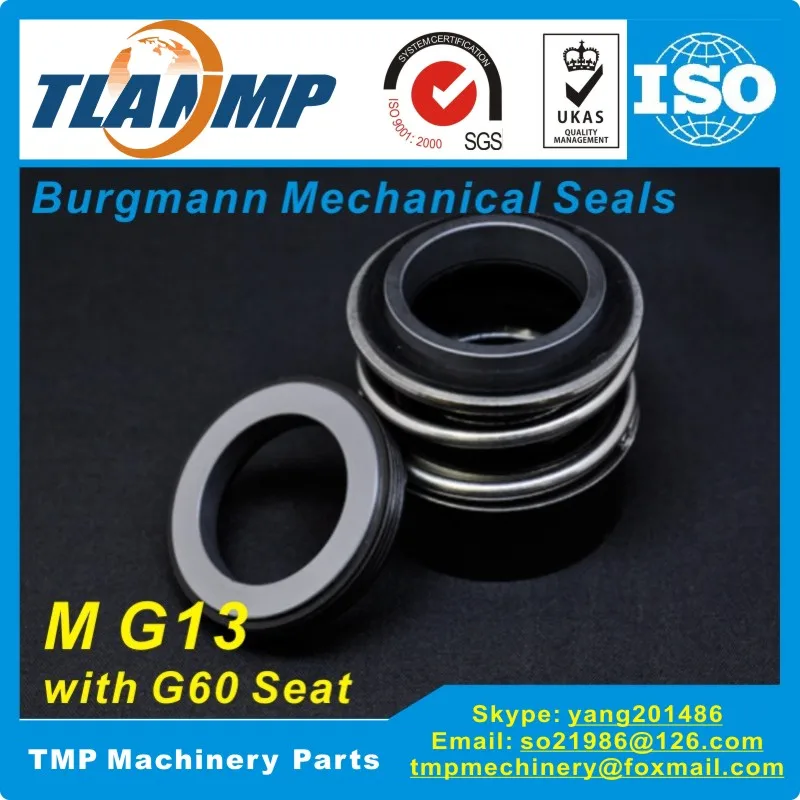 MG13 12 (MG13/12 G60) TLANMP механические уплотнения Burgmann для водяных насосов со
