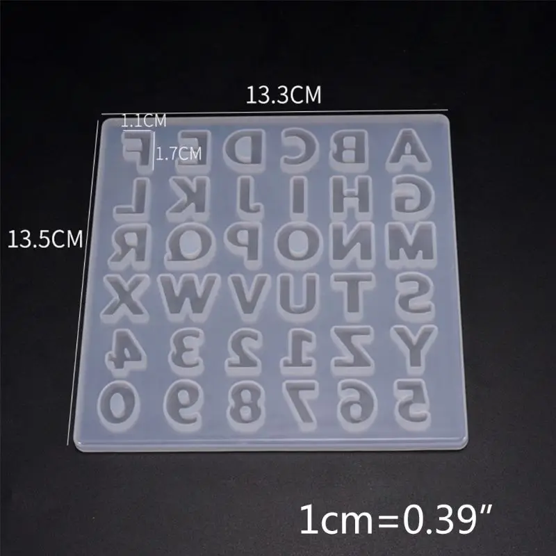 

Epoxy Resin Digital Letter Mold Decoration Silicone Molds DIY Crafts Making Accessories