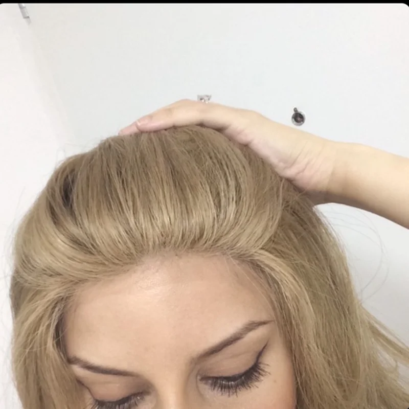 В наличии человеческие волосы кружевная лента популярный еврейский парик