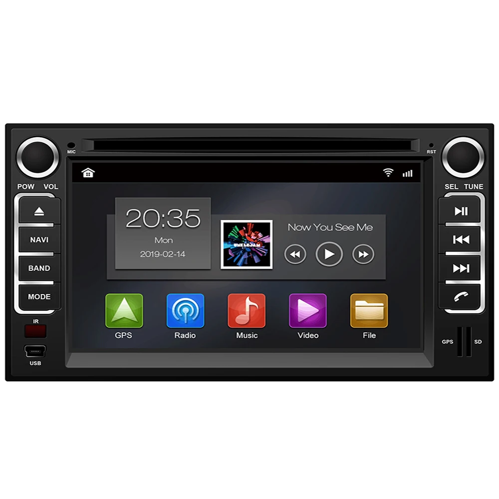 Android 10 Восьмиядерный 4 Гб RAM 64 Rom автомобильный DVD GPS мультимедийный плеер стерео