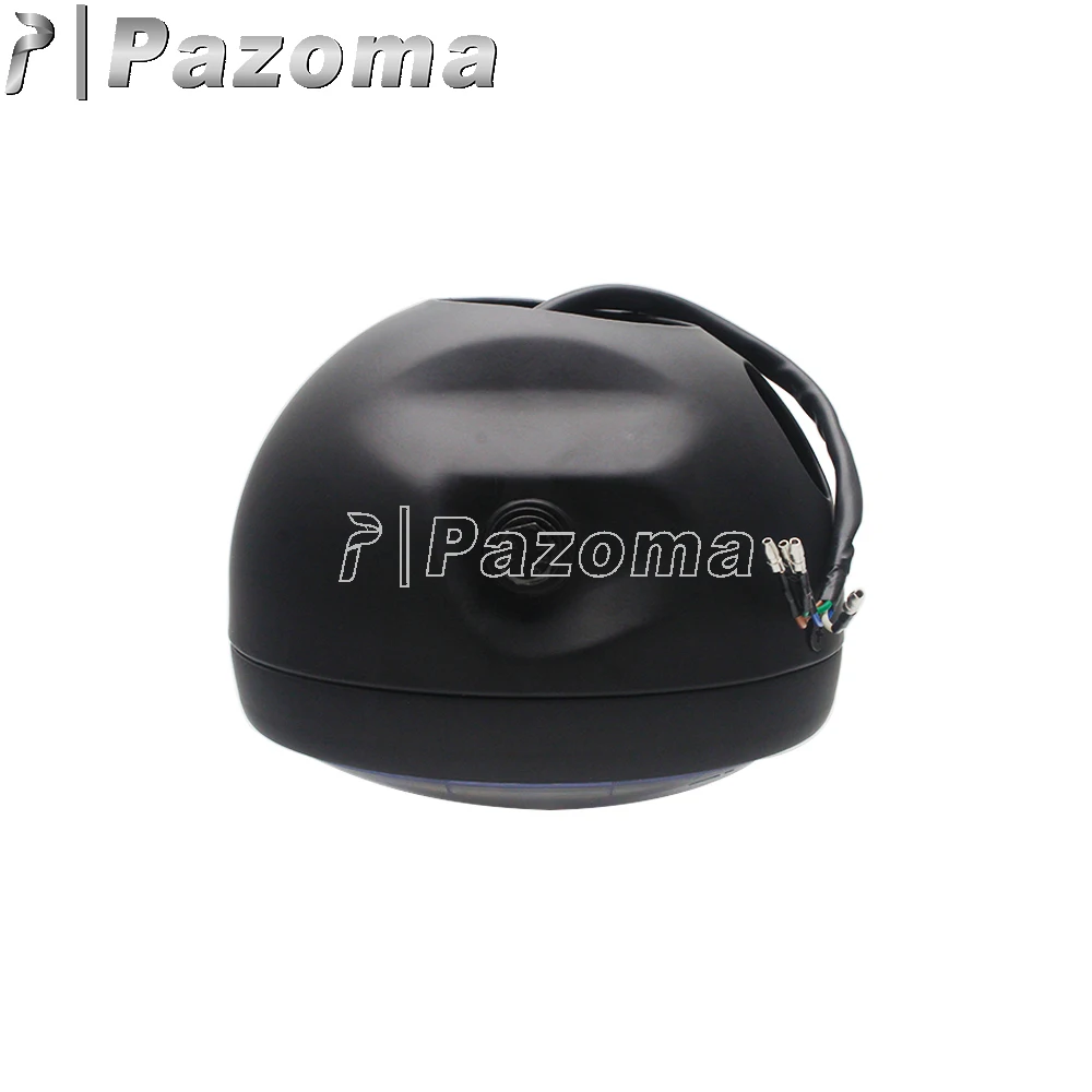 1 шт. 7 дюймов мотоциклетные светодиодный головной светильник s Янтарный DRL кольцо