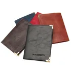 Новинка, официальный винтажный Чехол Унисекс Для водительских прав, женская сумка, однотонный Чехол Для водительских документов, кредитных карт, чехол