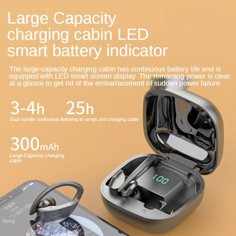 

Новинка 258 настоящая Беспроводная Bluetooth-гарнитура для спорта бега два уха новая концепция Висячие уши невидимые внутриканальные