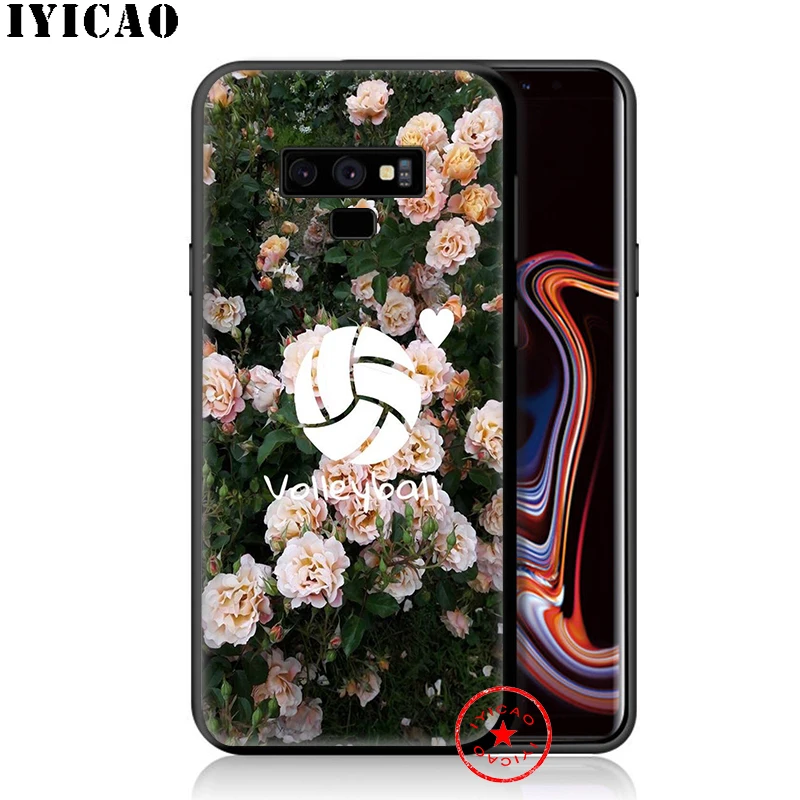 IYICAO мягкий чехол с изображением Волейбольного мяча для samsung Galaxy S10e S10 S9 S8 Plus S6 S7 Edge