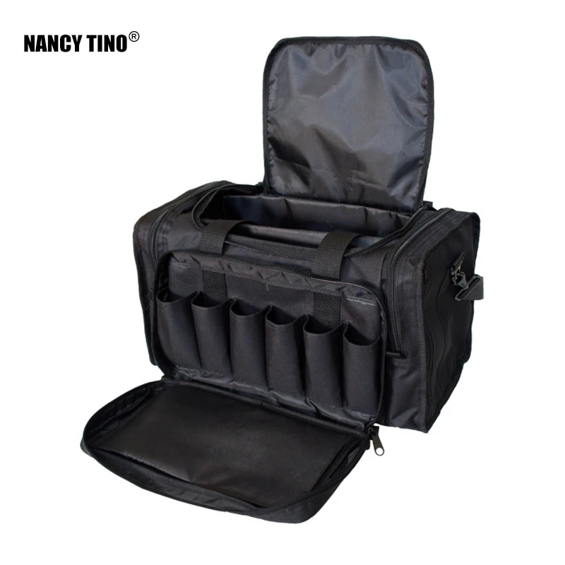 

NANCY TINO Range Tactical Gun Bag Shooting Series Package Outdoor Multi-function Tactical Package Military Lockable Zipper Nylon