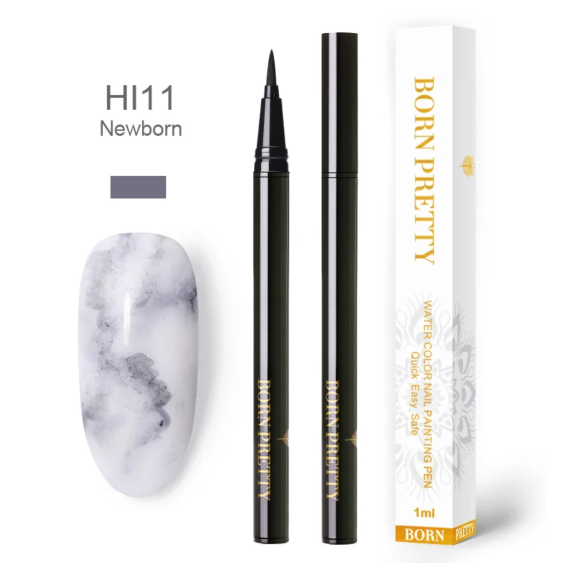 BP-HI11 BORN PRETTY Цветущий лак для ногтей акварельный лак для ногтей чернильный лак для ногтей DIY дизайн 12 цветов - Цвет: BP-HI11