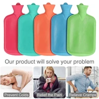 2000ml hot water bottle color thick rubber hot water bottle portable hot water bags household accessory