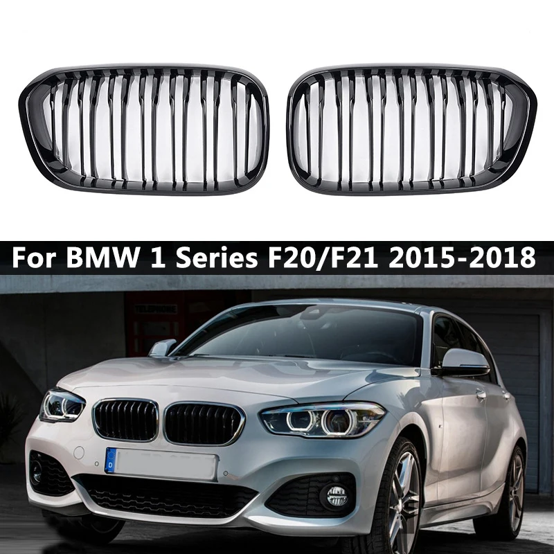 Пара Для BMW F20 F21 1 серии 2015 2018 передная решетка автомобильный Стайлинг гоночные