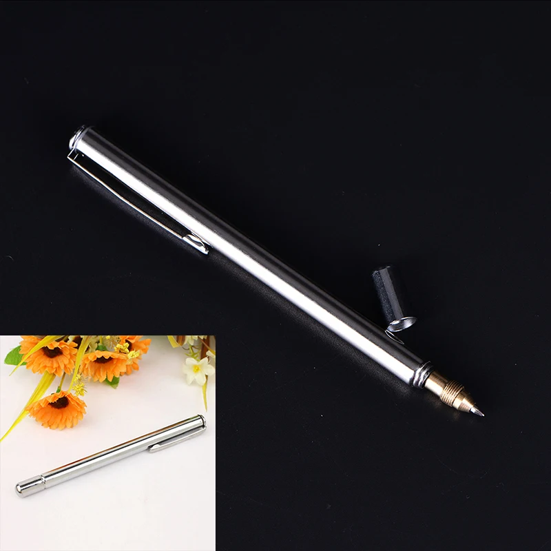 1pcs 6 Section Pointer Pen Instrument Baton Stainless Steel Telescopic Magic Ballpoint Pen Kindergarten Teacher Teaching SupplyA