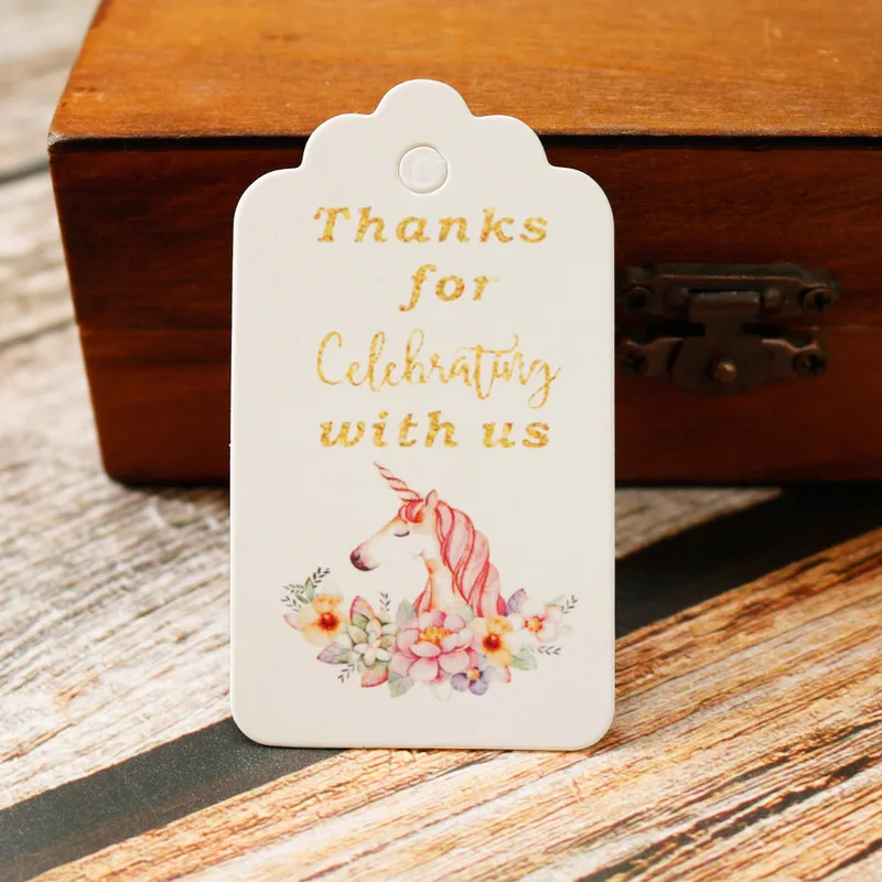 50 шт. милые Мультяшные закладки с фламинго единорогом спасибо канцелярские