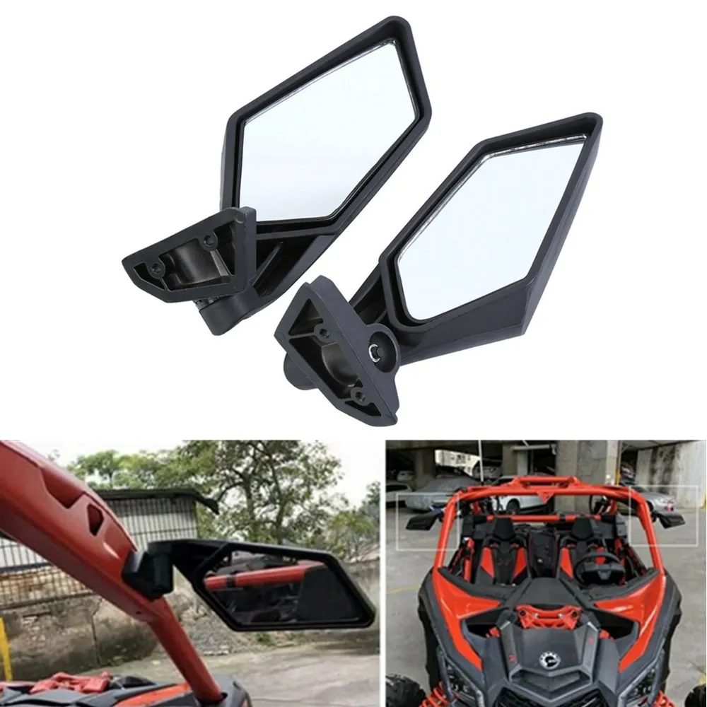 Motorcycle Rear View Racing Side Mirror for Can Am Maverick X3 MAX R UTV Off-road 17-18 For Suzuki Quadracer 450 LTR450