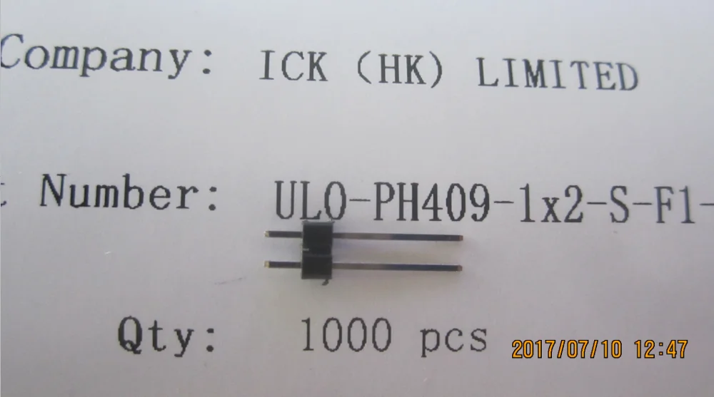 ULO-PH409-1x2-S-F1-23 штырьковые штырьки: 2 прямых 54 мм THT 1x2 | Мобильные телефоны и