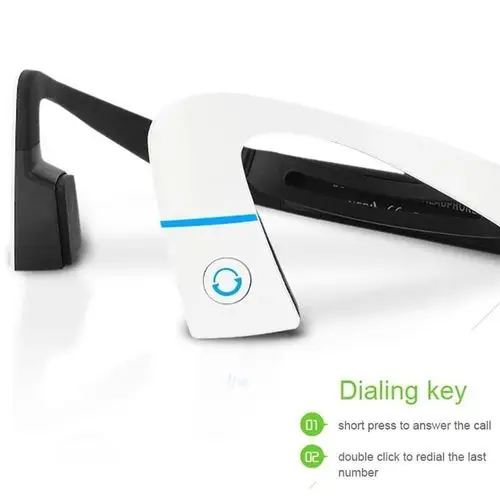 Bluetooth-стереогарнитура с костной проводимостью спортивные наушники микрофоном и