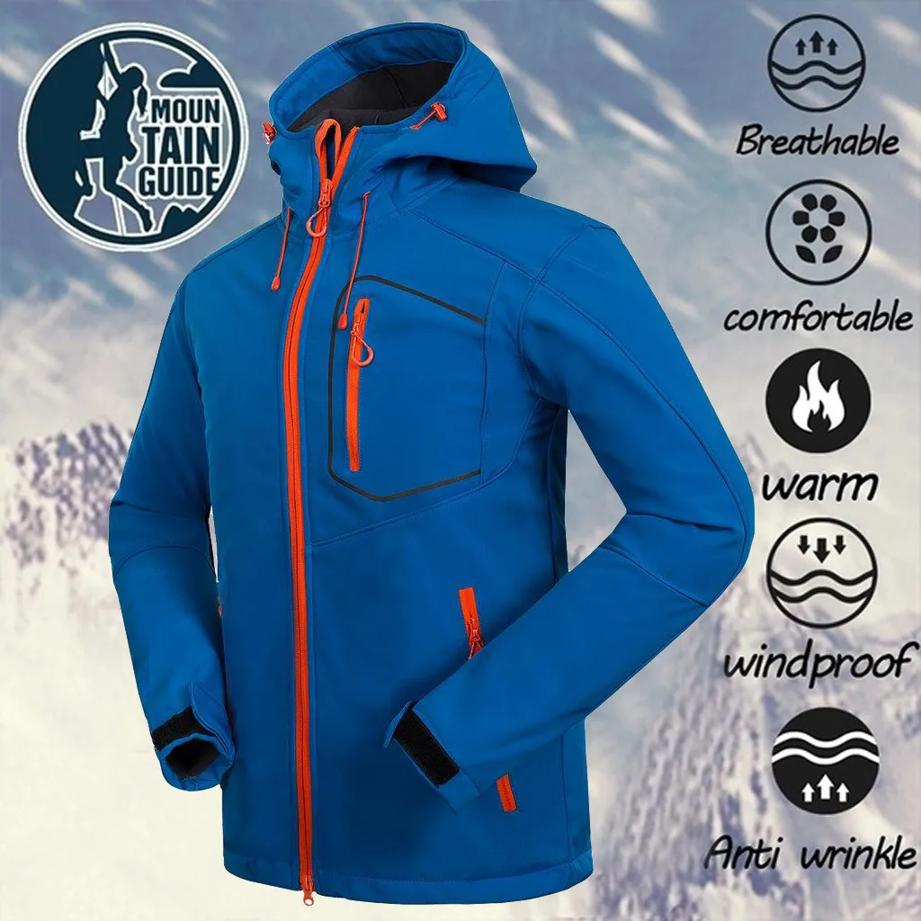 Мужские зимние походные куртки SAGACE уличные спортивные водонепроницаемые