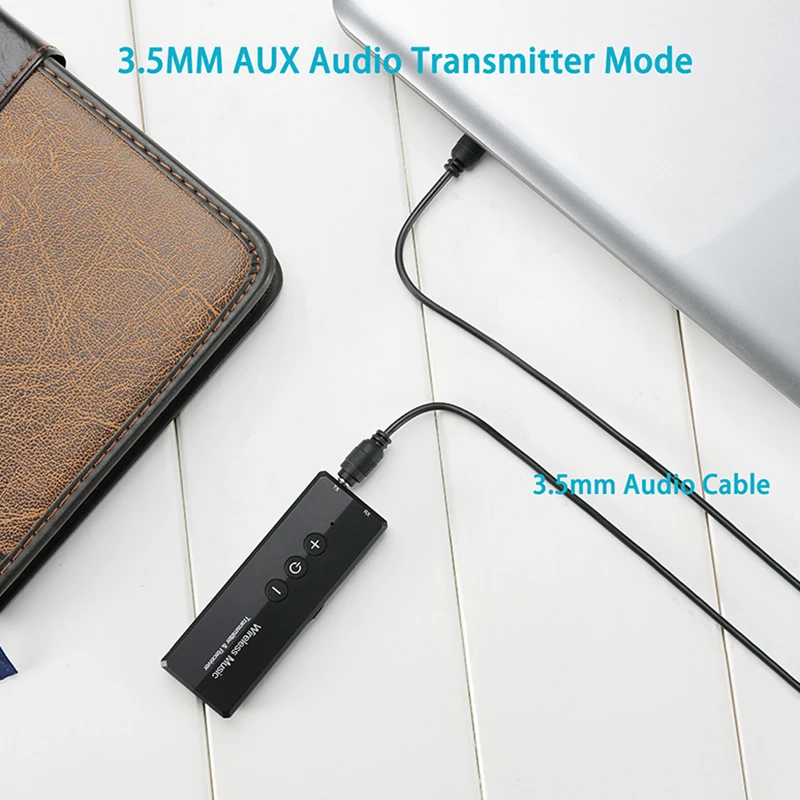 3 в 1 Bluetooth передатчик приемник V5.0 стерео беспроводной адаптер для ТВ ПК комплект