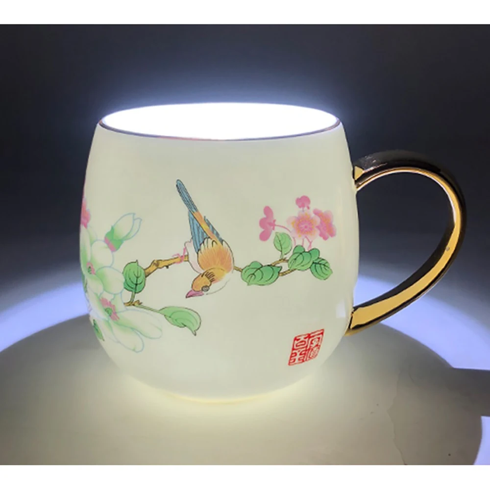 Посуда для напитков из костяного фарфора в китайском классическом дизайне