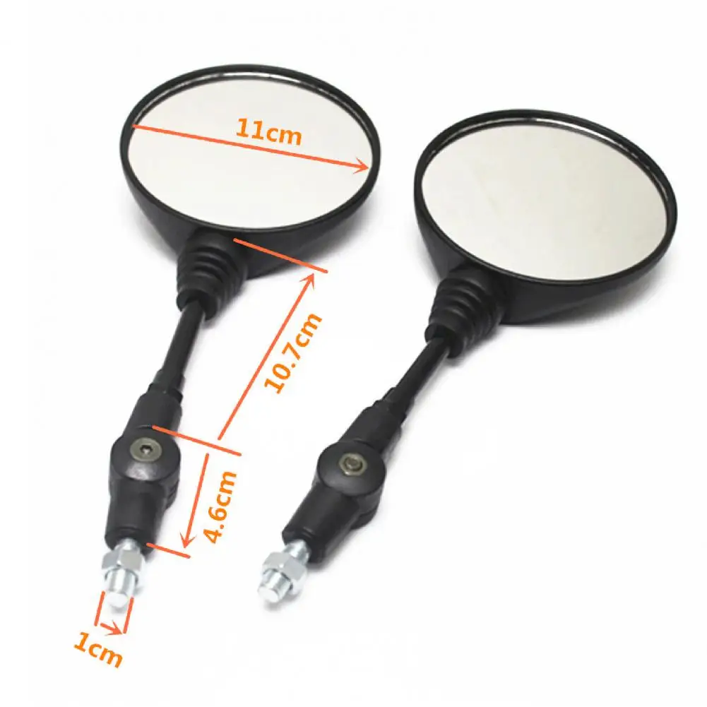 

55% Hot Sales!!! 1 Set Rearview Mirrors Universal Folding Round Motorbike Modified Rear View Mirrors for Motorcycles