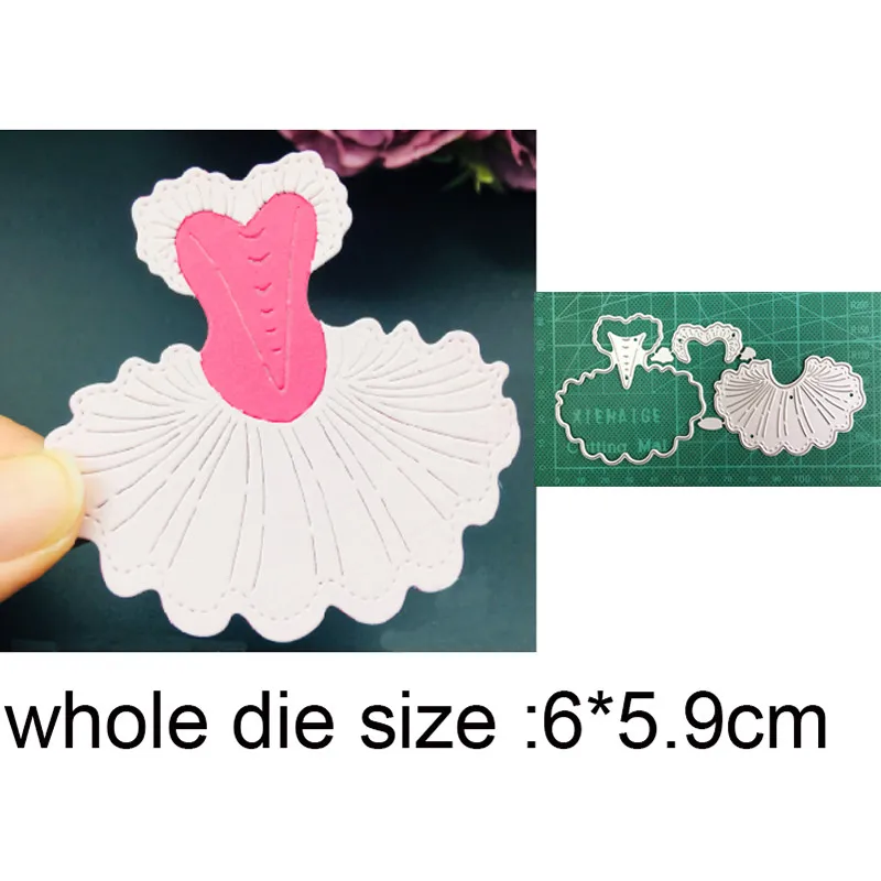 

2021 Cutting dies Dress Metal Cutting Dies for DIY Scrapbooking Paper and Card Making Decorative Embossing Die Cut Craft dies