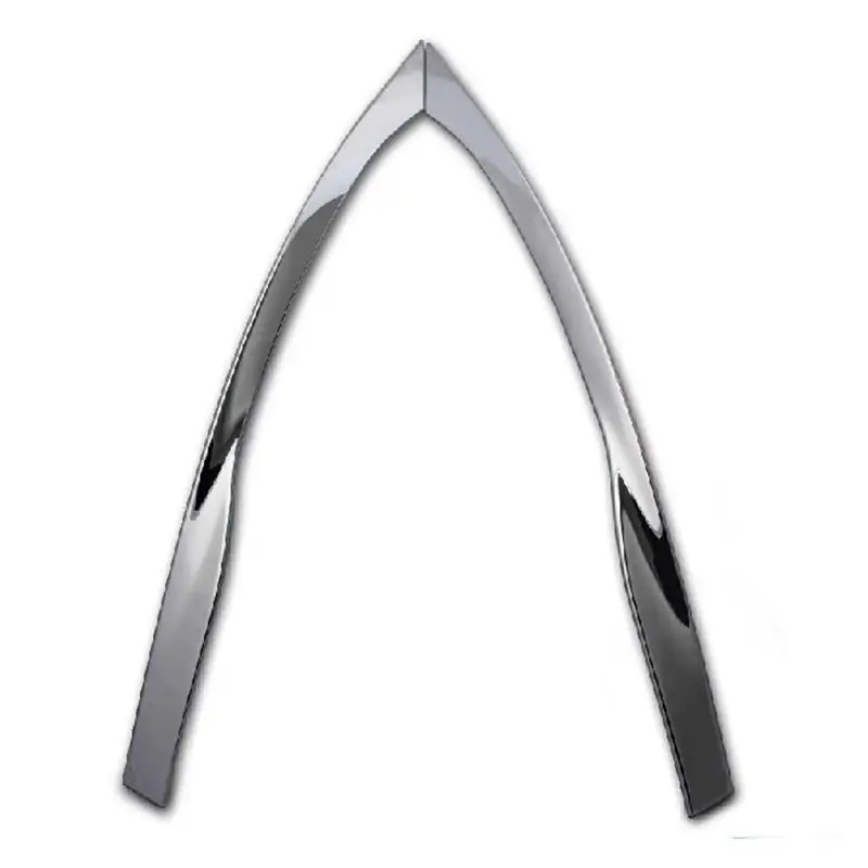 Tonlinker 2 шт. Сделай Сам Стайлинг автомобиля ABS хромиросветильник няя фара для