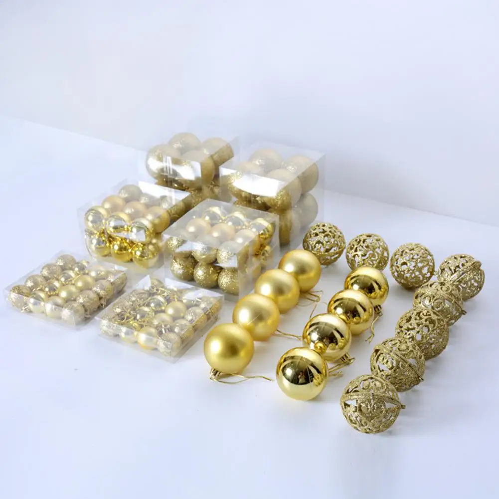 100 шт. елочный шар Подарочная коробка с орнаментом декорации на рождественскую