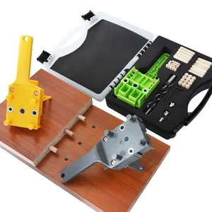 Направляющая для дрели, карманный джиг из АБС-пластика для дюбелей, 6810 мм, регулируемый, для работ по дереву