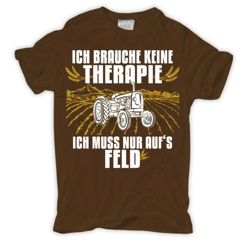 

T-Shirt Landwirtschaft ich muss aufs FELD Landwirt Traktor Landwirtschaft