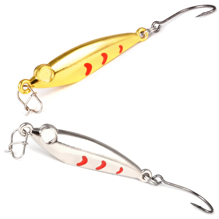 

Fishing Spoon Lures Shrimp Shape Trout Small Fishing Spoons Vib Metal Fishing Artificial Bait 3.5g 4cm Lure Crankbait
