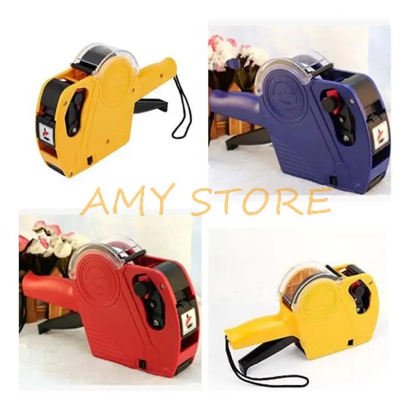 1 шт. желтый красный синий Однорядный ярлык для магазина 8 знаков | Инструменты