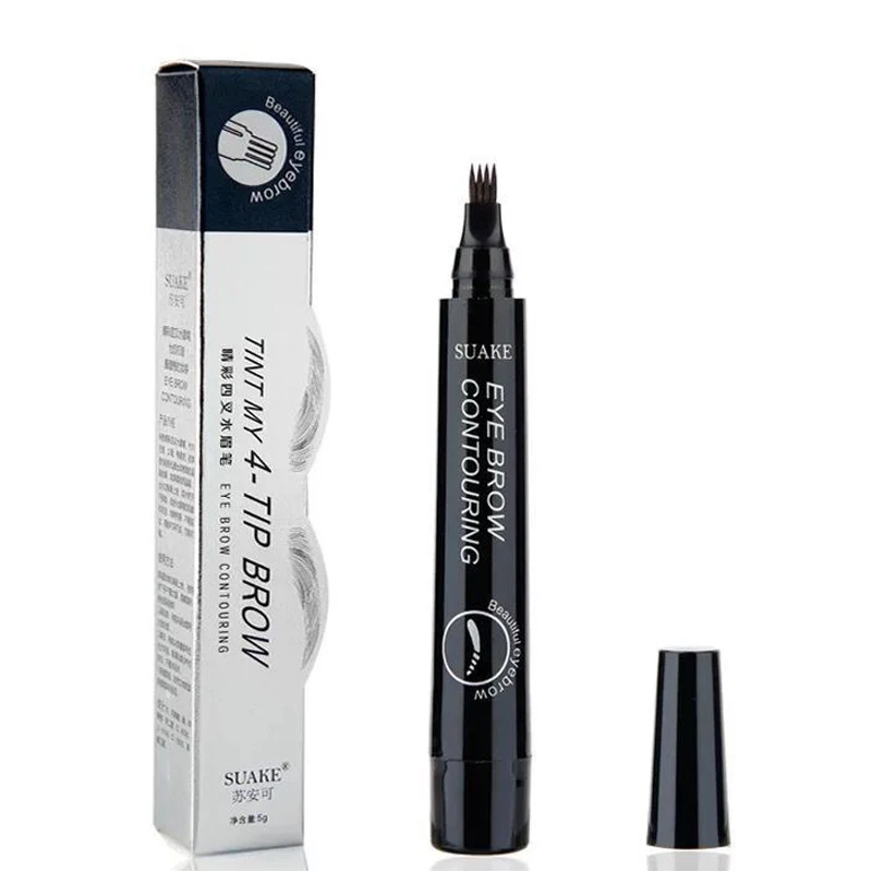 Микроблейдинг карандаш для бровей вилка наконечник устойчивые к поту чернила