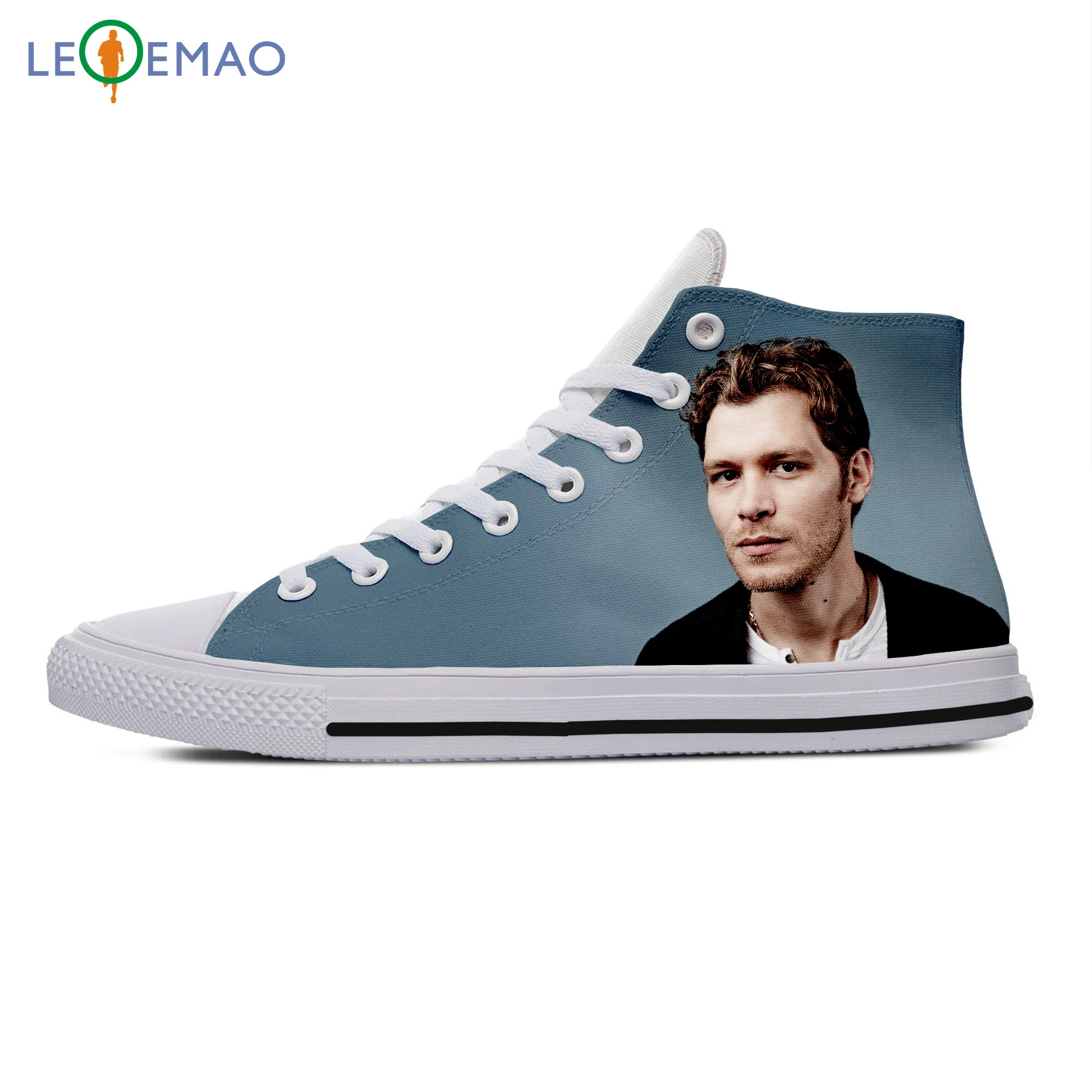 

Custom Spring Autumn Canvas Shoes Joseph Morgan High Quality Handiness Flats Men's Casual Shoes Comfortable Big White Zapatillas
