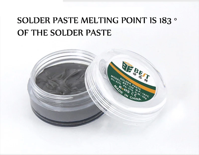 

ЛУЧШАЯ паяльная паста, 50 г, прочная свинцовая бессвинцовая серебряная паяльная паста, печатная плата BGA SMD, ремонт мобильных телефонов, сварка