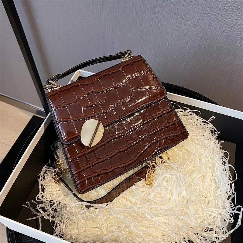 

Роскошные модные женские кожаные сумочки, женская сумка через плечо из кожи аллигатора, Женская винтажная сумка, Женская Ручная сумка