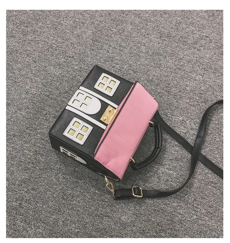 

Personality House Shaped Leather Women Handbags 2020 Fashion Creative Girl Messenger Crossbody Bag Shoulder Bag Bolsa Feminina