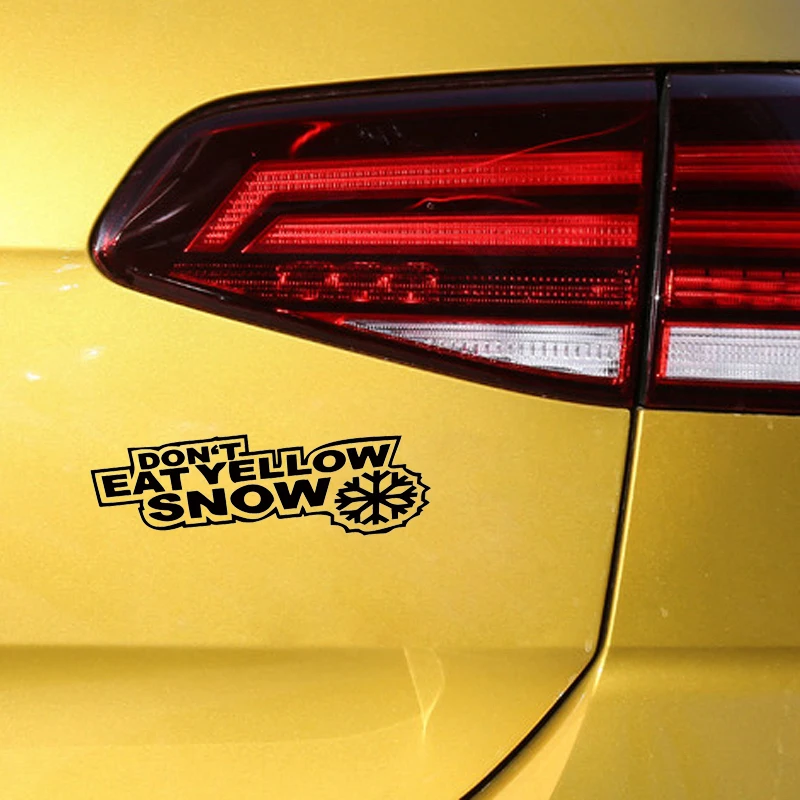 Новый продукт автомобильный Стайлинг для не съедобного желтого снега зимняя