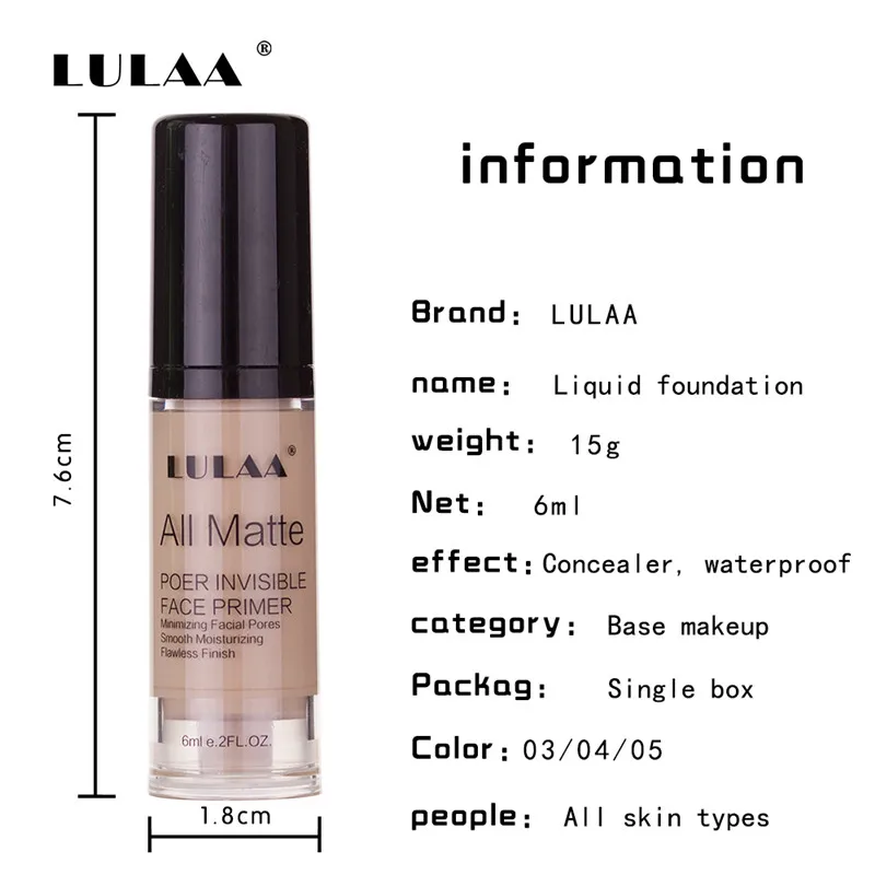 3 цвета матовый тональный крем консилер для длительного ношения макияж лица глаз