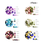 500 шт., силиконовые бусины 15 мм