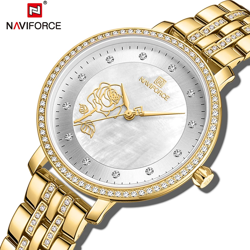 Часы женские кварцевые водонепроницаемые с отображением даты | Наручные часы