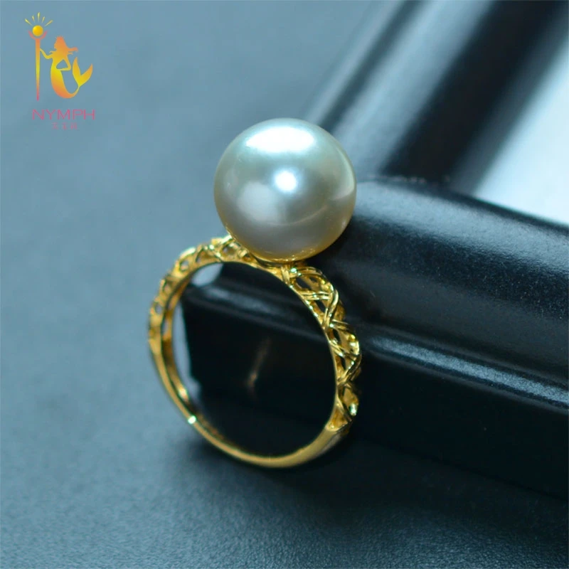 Роскошные ювелирные изделия NYMPH из 18 каратного золота с натуральным южноморским