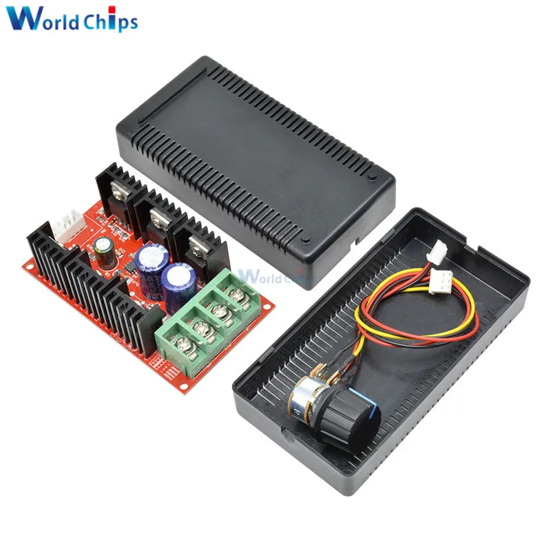 DC 12V 24V 48V 2000W макс 10-50V 40A контроллер скорости двигателя постоянного тока ШИМ HHO RC