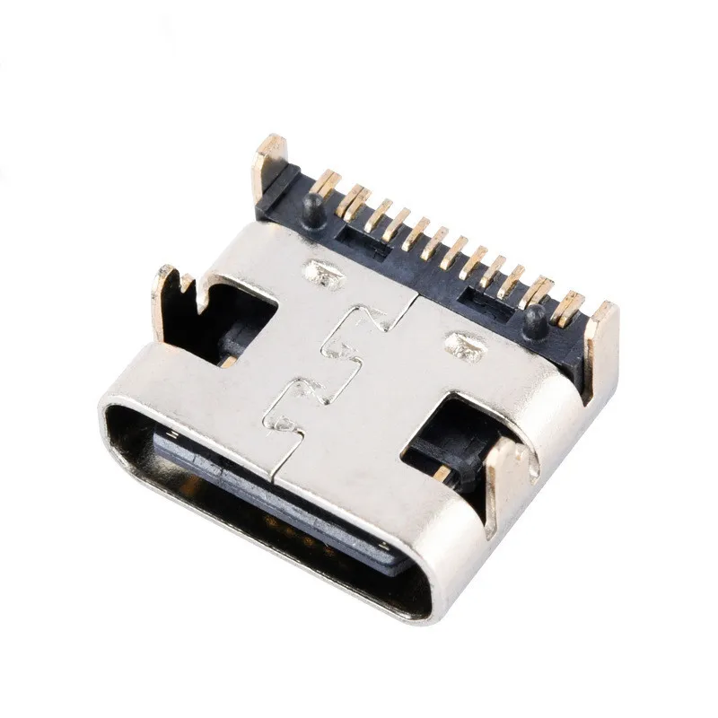 10 шт. разъемы Micro USB Type C 3.1 16 pin DIP 30 в 3A|Соединители| |