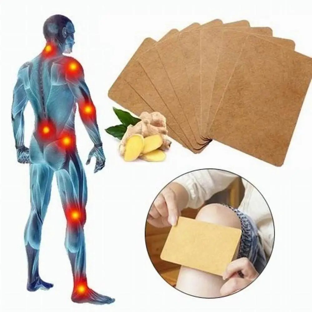 Травяной имбирный пластырь медицинский стикер для шеи тела наколенник