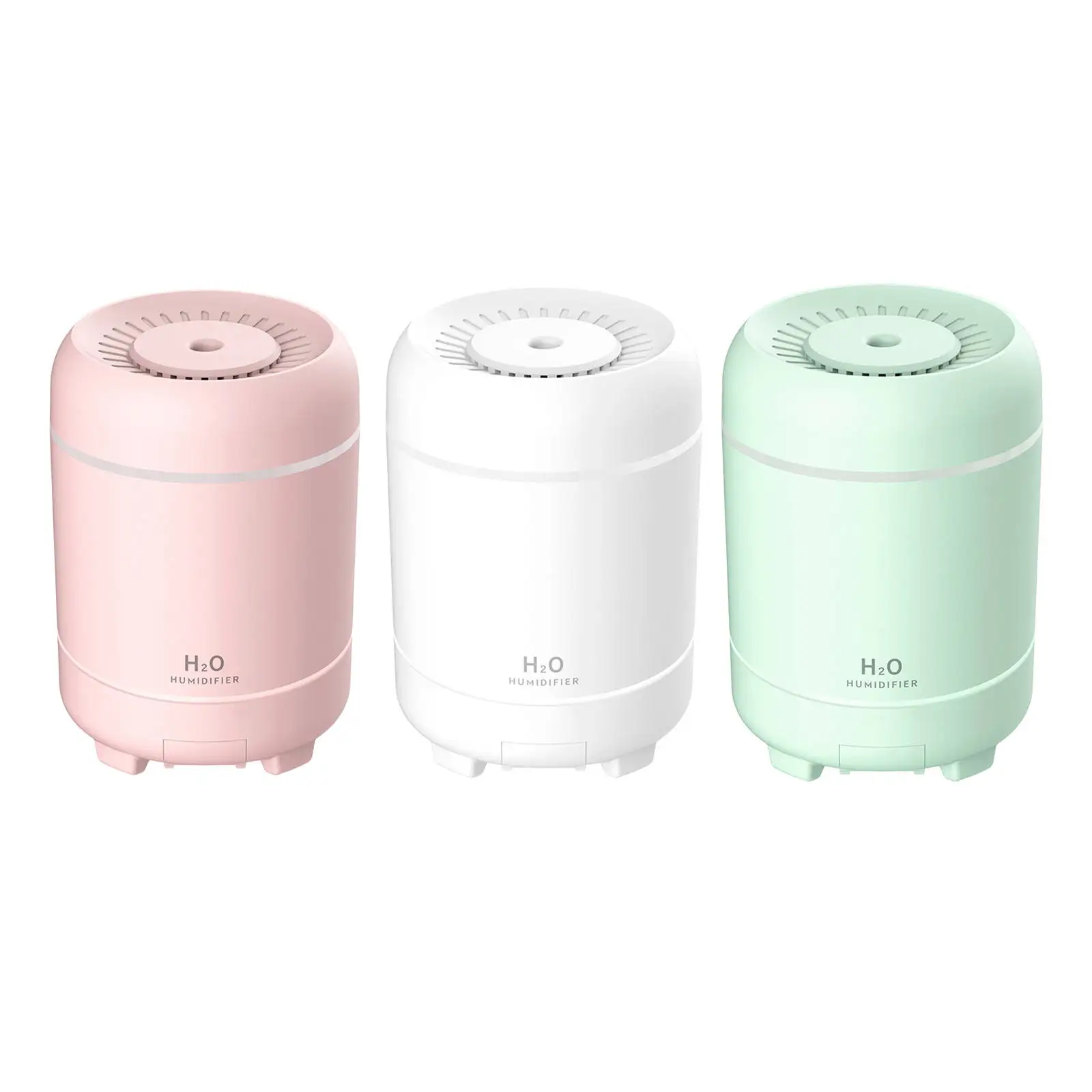 

300ml Cool Mist Humidifier with Colorful Night Light USB Rechargeable Low Noise Air Freshener for Car Home Bedroom Kids Rooms