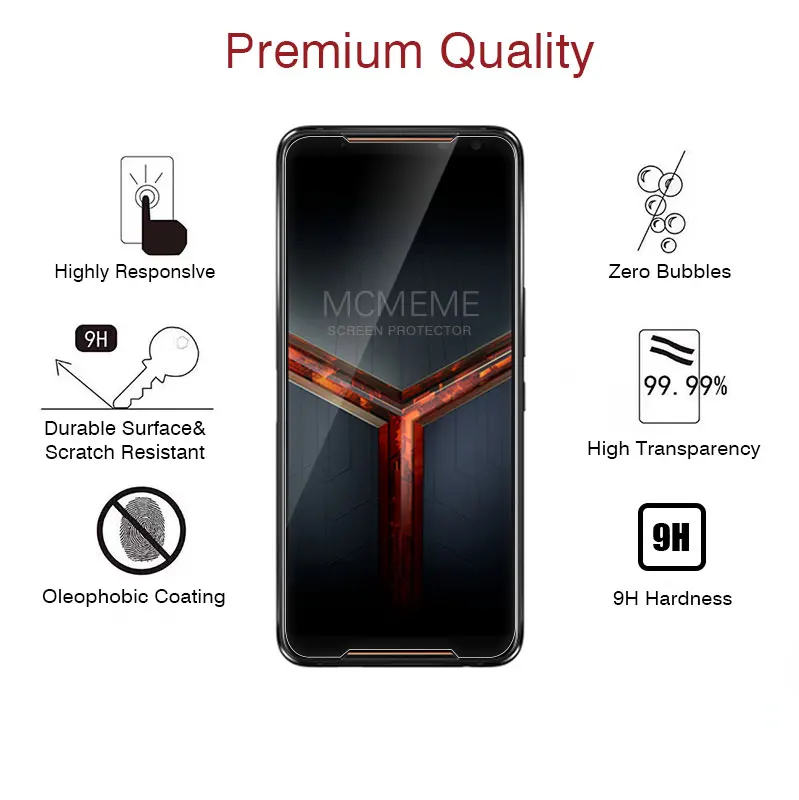 9H для Asus ROG Phone 2 стеклянный протектор экрана защитное закаленное стекло II